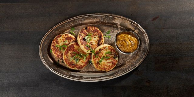 Stuffed Potato Cakes
