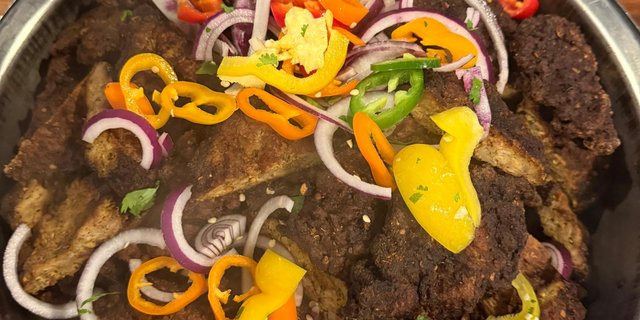 Afghani Beef Chapli Kabob