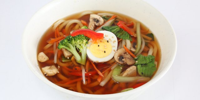 Vegetable Udon Soup