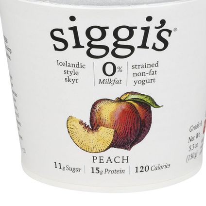 siggi's Peach Icelandic Skyr Nonfat Yogurt
