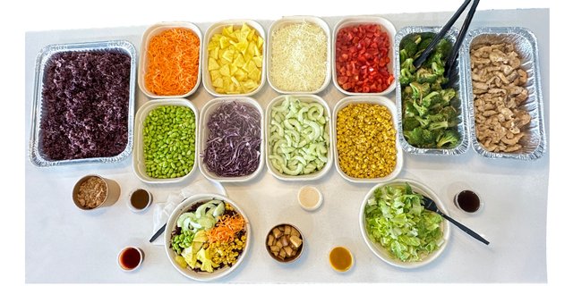 Build-Your-Own Bowls for 25-50 People
