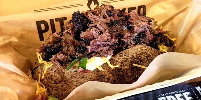 Loaded Baked Potato With Meat Box Lunch