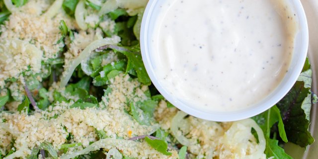 Kale Caesar Side Salad