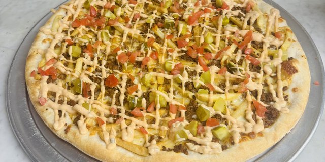 Cheeseburger Pizza