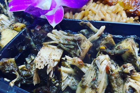 Jerk Jackfruit w/ Pelau