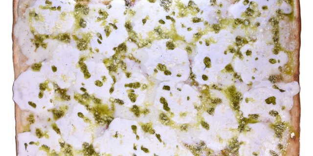 White Pesto Square 18" Pizza