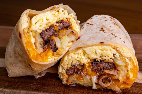 Korean BBQ Egg Breakfast Burrito
