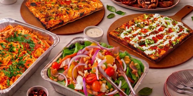 Detroit Thick Crust Bundle (Serves 15-20)