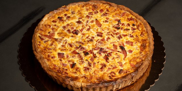 Whole Ham & Onion Quiche