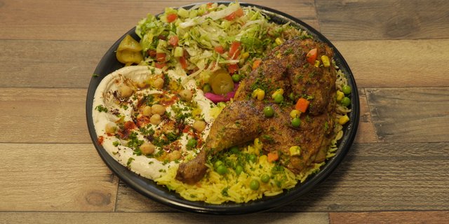 Half Chicken Plate