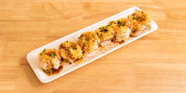 Aloo Tikka Chaat Bite