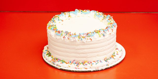 8" Confetti Round Cake