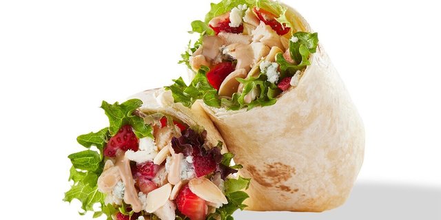 Strawberry Fields Forever Wrap & Chips