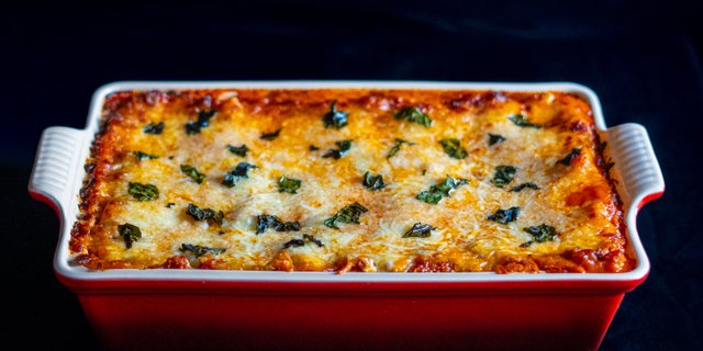 Tomato, Basil & Ricotta Lasagna
