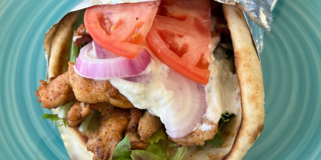 Signature Grilled Chicken Yeero Sandwich (Gyro)