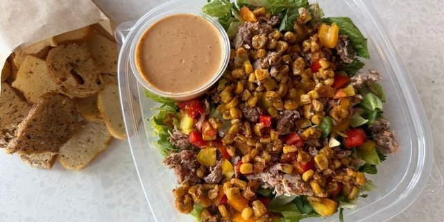 Pulled Pork Taco Salad