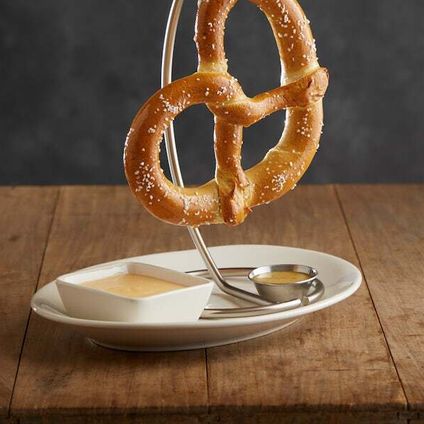 Individually Packaged Big Twist Pretzel With Beer Cheese