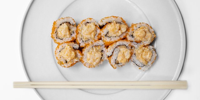 Spicy Scallop Cutup Rolls