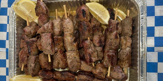 Pork Souvlaki Skewers