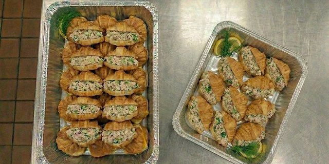 Tuna Salad Mini Croissant Sandwich
