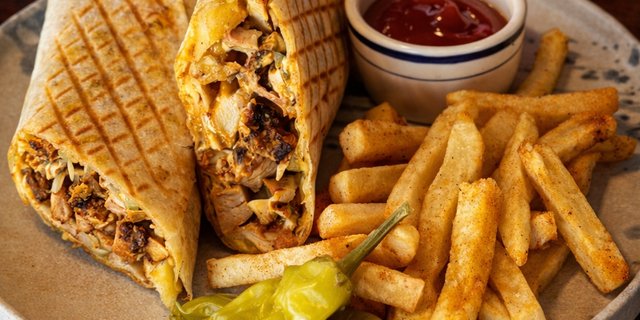 Chicken Shawarma Wrap Boxed Lunch