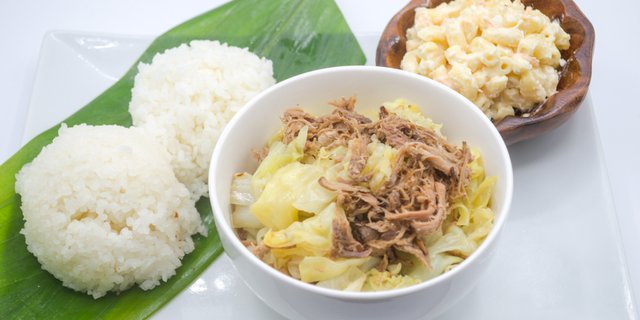 Kalua Pig Cabbage Plate
