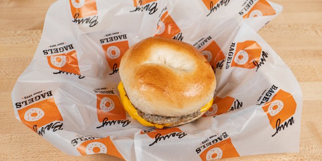 Sausage, Egg & Cheese Bagel Sandwich