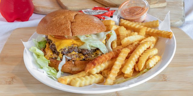 Build-Your-Own Double Burger