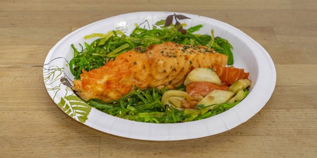 Fish W/ Miso Ginger Sauce
