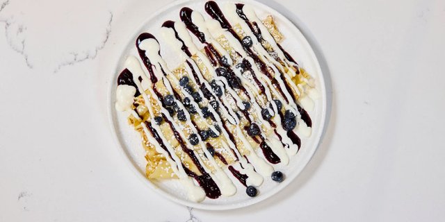 Blueberry Danish Crepes