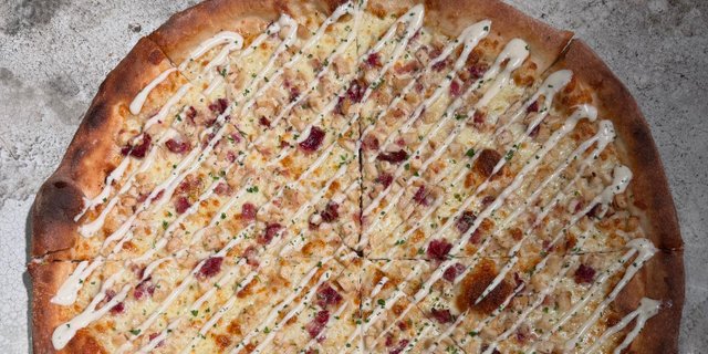 Chicken Bacon Ranch Pizza