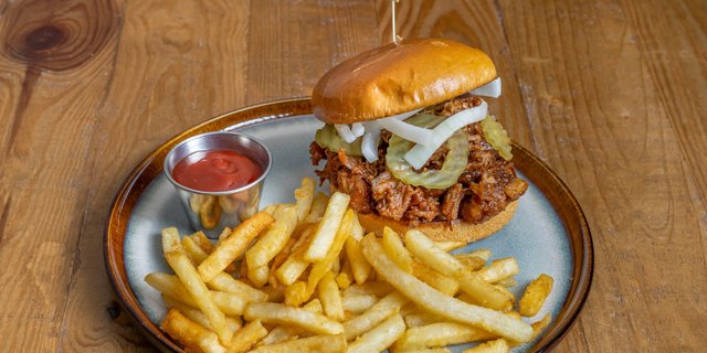 BBQ Pulled Pork Stack Sandwich
