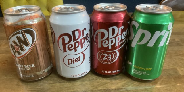 Assorted Individual Sodas