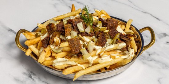 Falafel Smash Fries