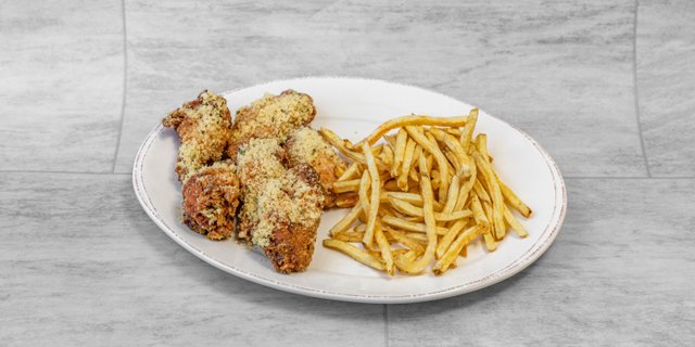 6 Wings & Fries