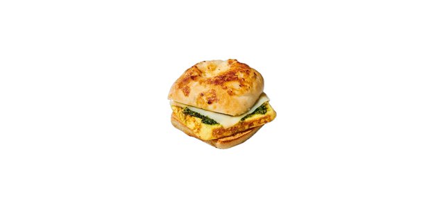 Egg, Pesto & Mozzarella Sandwich