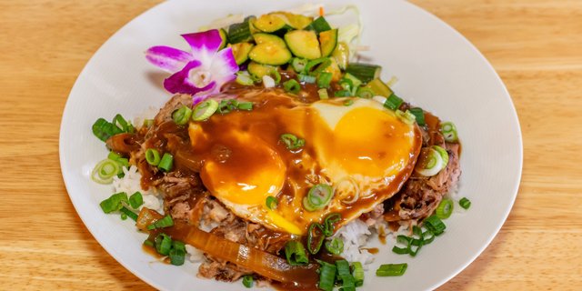 Squirt's Kalua Pork Loco Moco