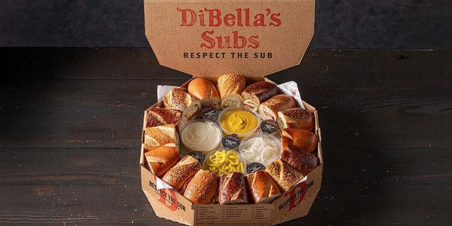 Veggie/Tuna/Cheese Large Super Sub Tray