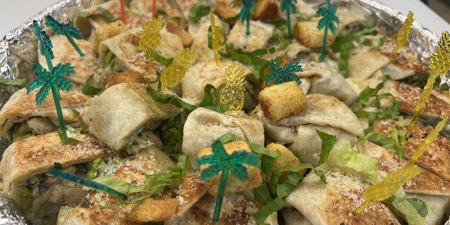Chicken Caesar Wrap Platter