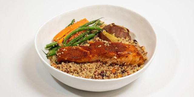 Warm Salmon Bowl