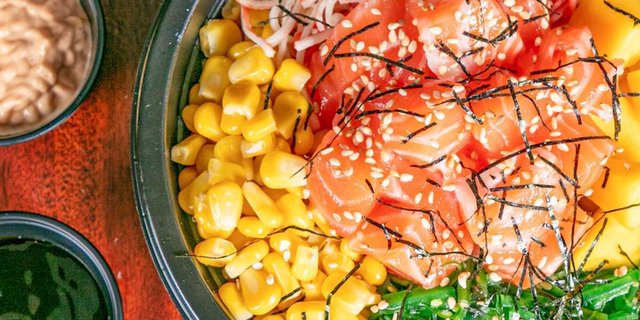 Salmon (Raw) Poke Bowl