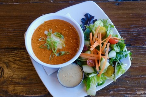 Cup of Tomato Soup & Side Salad