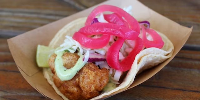 Fried Cauliflower Taco