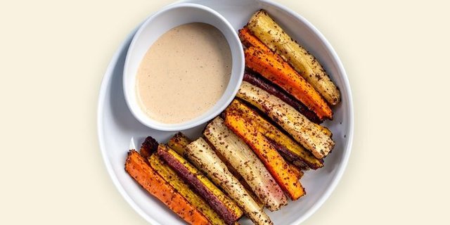 Roasted Rainbow Carrots