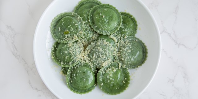 Spinach Asparagus Ravioli