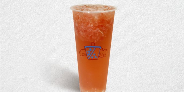 Lychee Watermelon Green Tea W/ Crystal Boba
