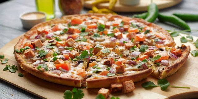 Tandoori Veggie Pizza