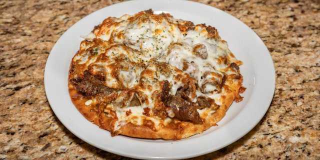 Greek Gyro Meat Pizza