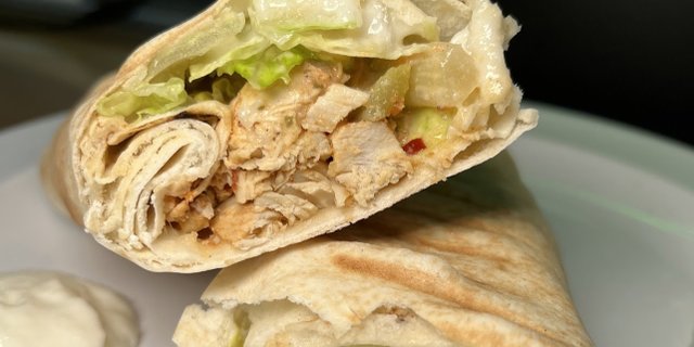 Gluten-Free Chicken Kabob Wrap