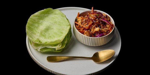 Szechuan Tofu Lettuce Cups